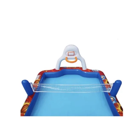Banzai Sports Arena Splash Pool 4 in 1 Fun 95" x 66" x 32" - Picture 6 of 8